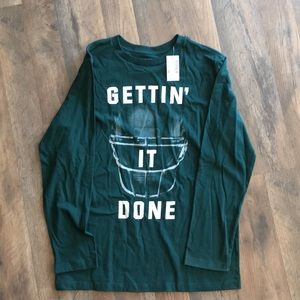 Long sleeved football t-shirt